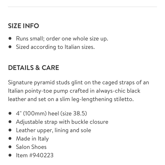 42 Valentino Garavani Noir Rockstud T-Strap Pump - Picture 14 of 16